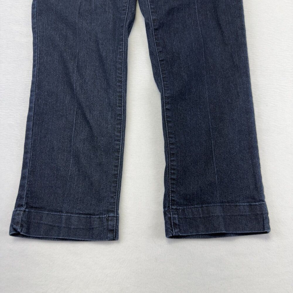 D. Jeans Career Jeans Straight‎ Womens 6 (28x25½) Dark Blue Stretchy Comfy - Picture 3 of 11